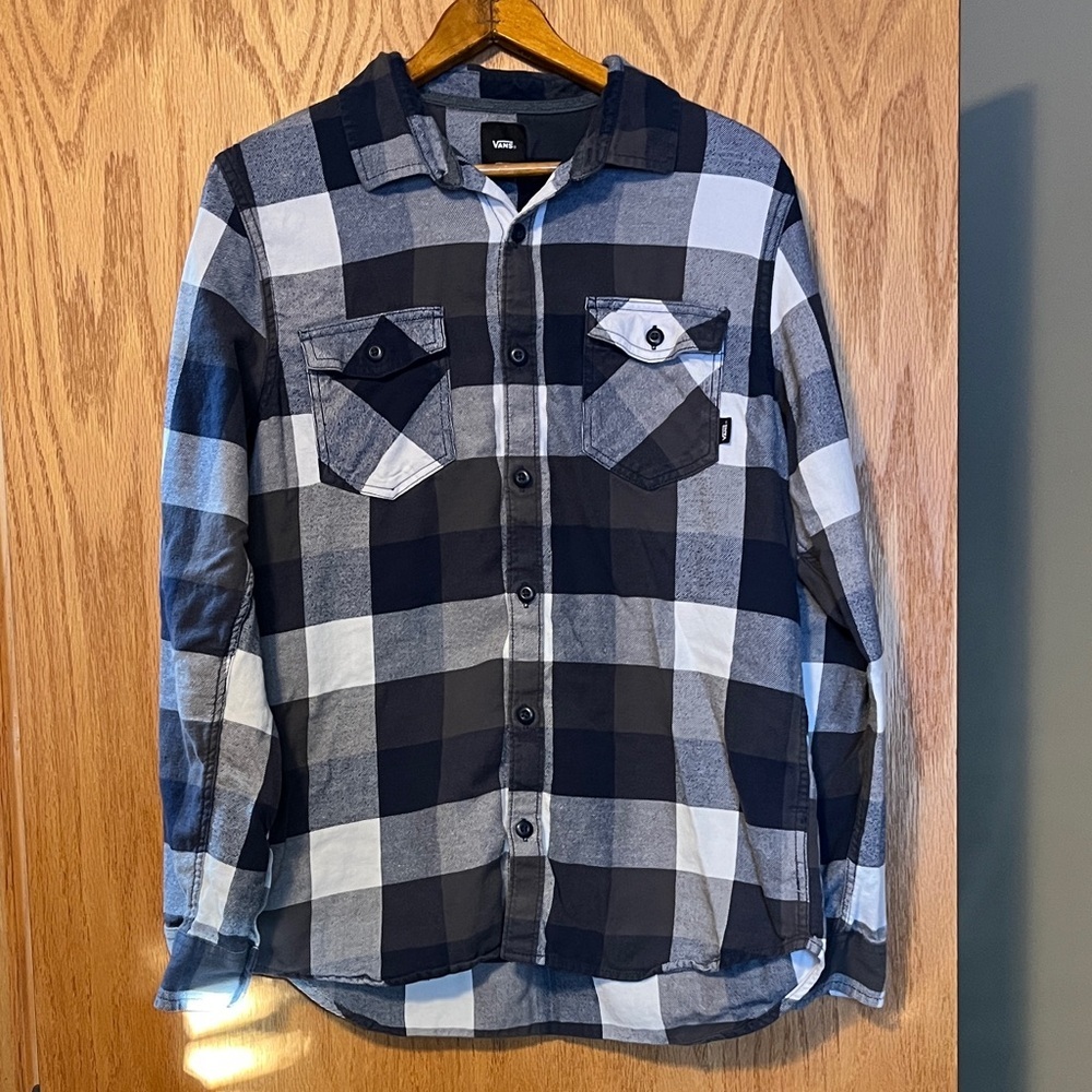 Vans Men's Checkered Button Down Shirt